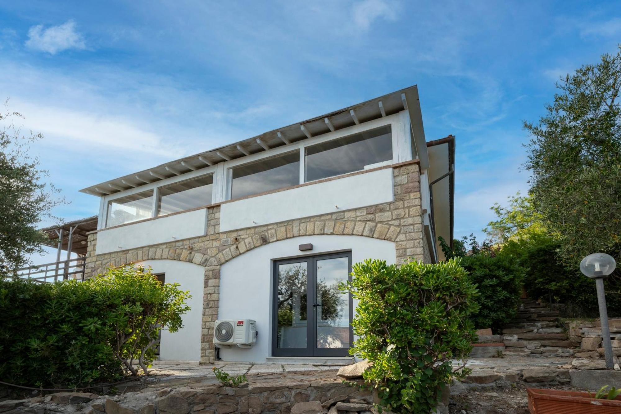 Villa Con Giardino Vista Mare Кастильоне дела Пеская Екстериор снимка
