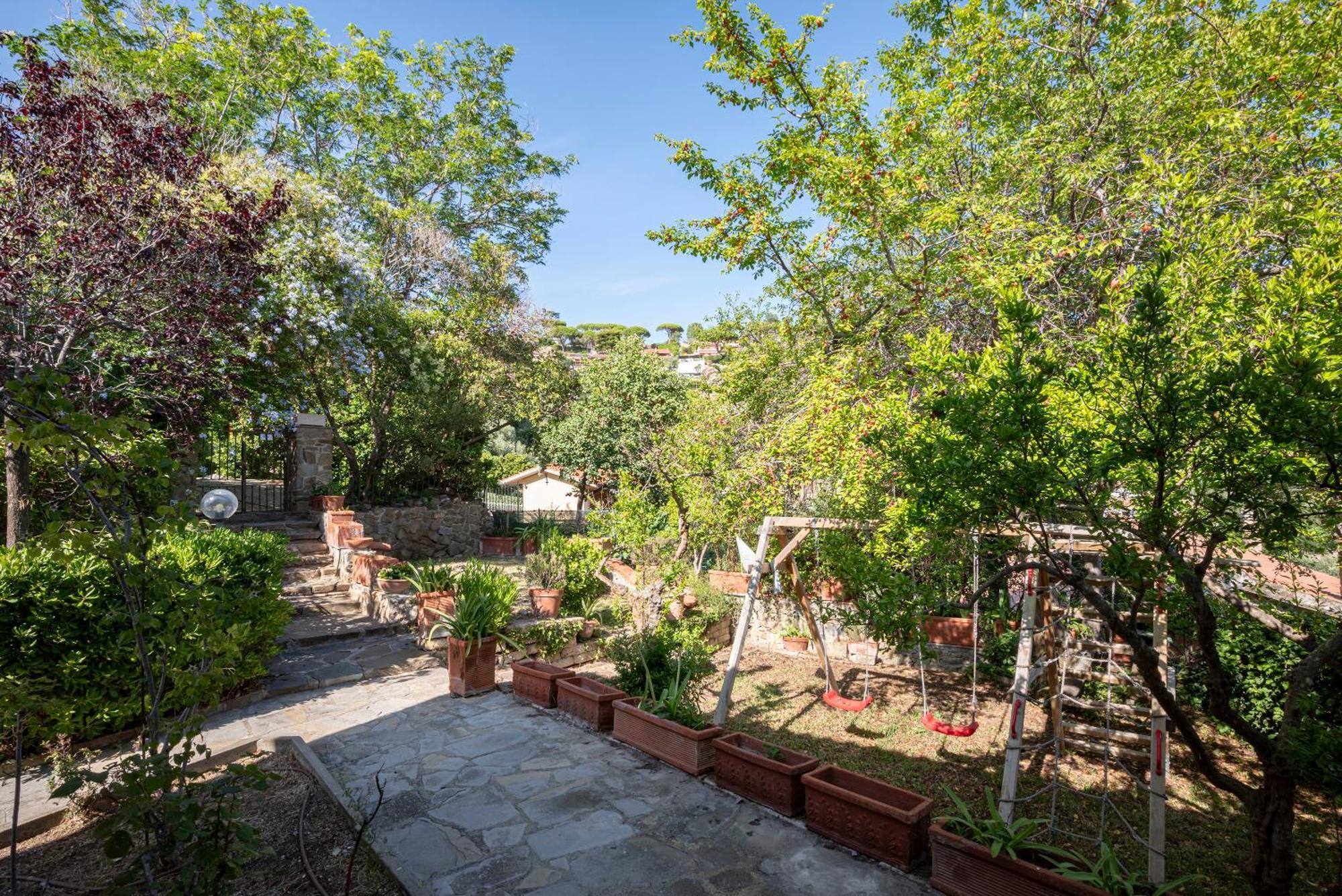 Villa Con Giardino Vista Mare Кастильоне дела Пеская Екстериор снимка